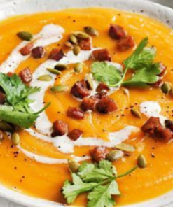 Pumkin & Chorizo Soup